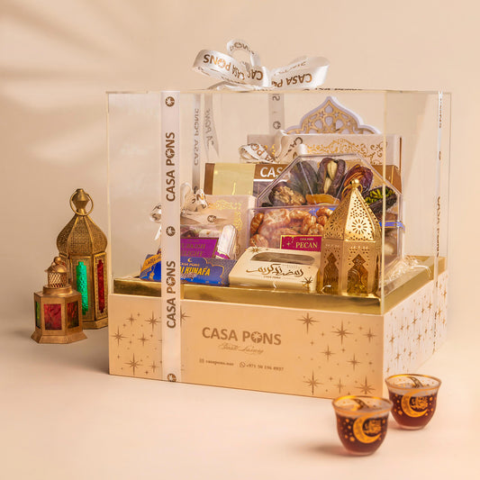 Large Dreamy Ramadan Basket - Offwhite